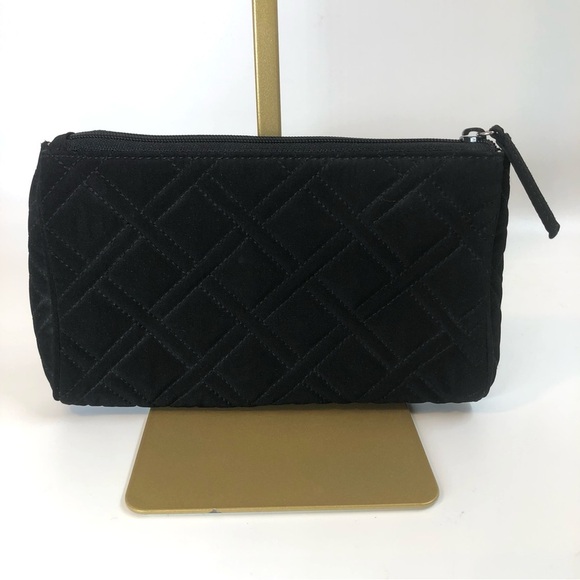 Vera Bradley Black Quilted Clutch with Silver Clasp - Picture 10 of 12